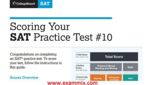 SAT Practice Test Answer Explanations