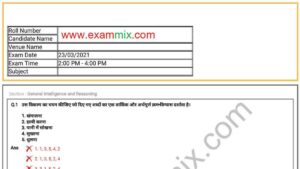 SSC Online Exam (CBT) All Shift Question Paper 2021 PDF